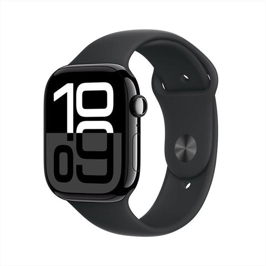 APPLE - Watch Series 10 GPS 46mm Alluminio-Jet Black Sport Band Nero